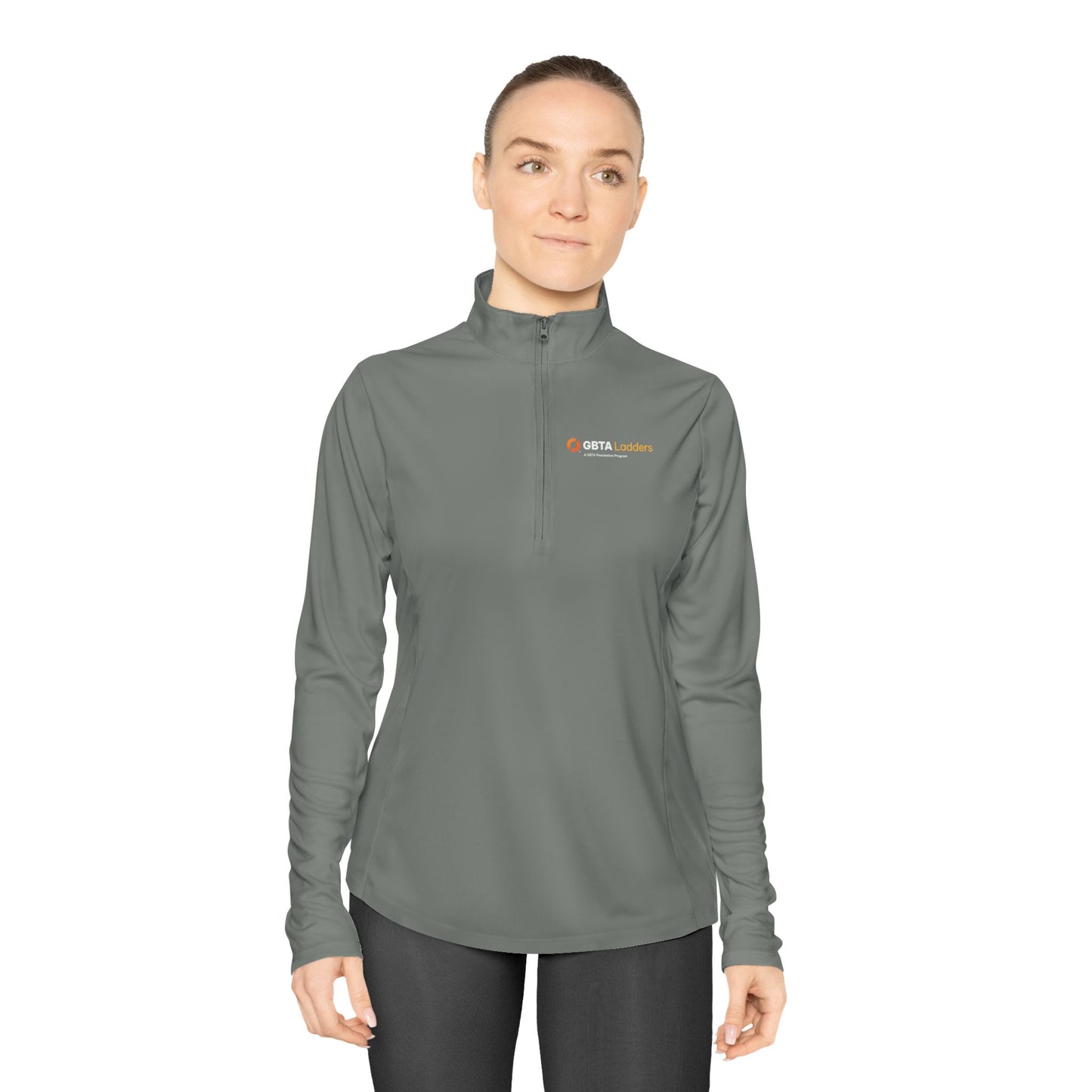 Women's Quarter-Zip Pullover - GBTA Ladders Logo