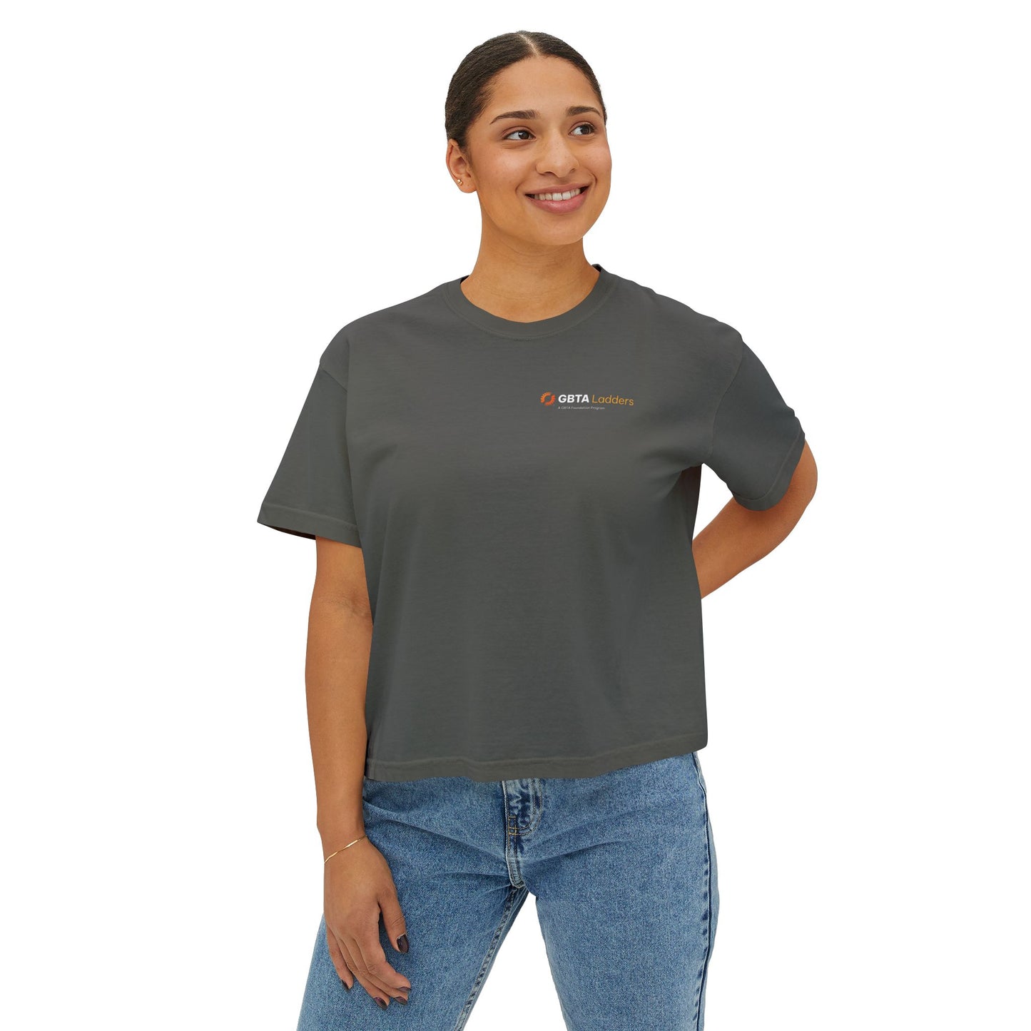 Women's Boxy Tee - GBTA Ladders Logo