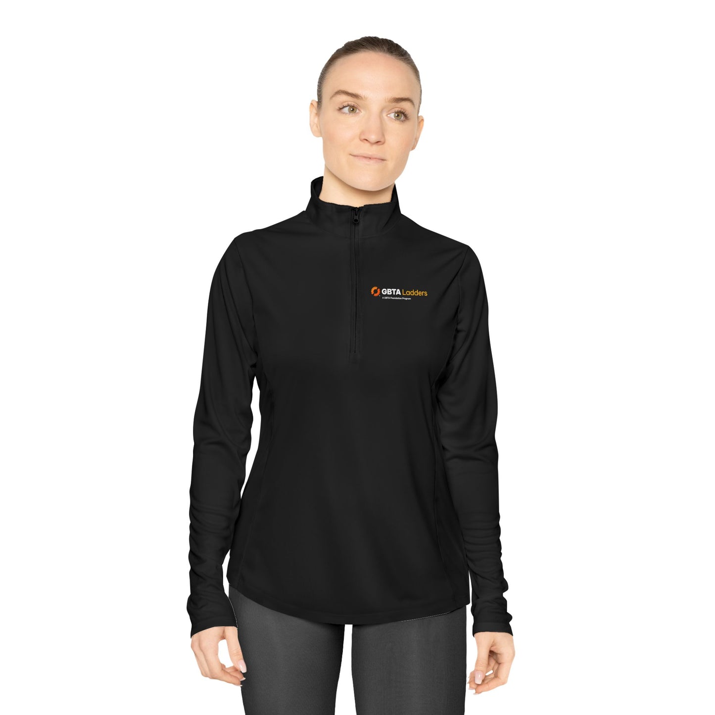 Women's Quarter-Zip Pullover - GBTA Ladders Logo