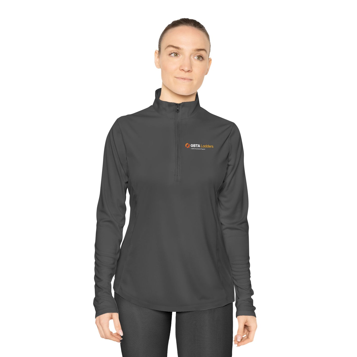 Women's Quarter-Zip Pullover - GBTA Ladders Logo