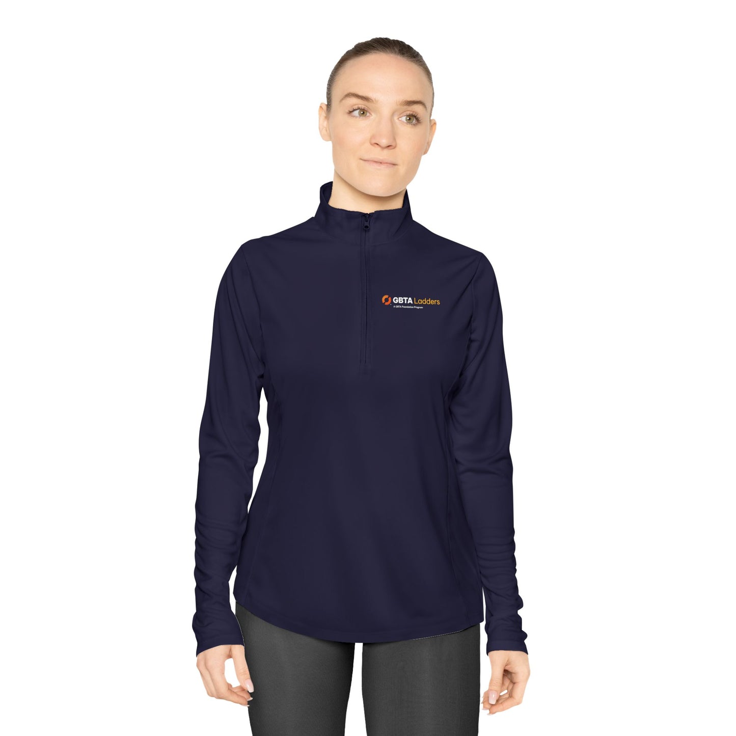 Women's Quarter-Zip Pullover - GBTA Ladders Logo